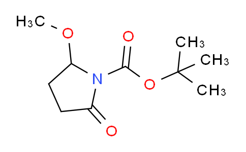 CAS No. 1707379-66-5, tert-Butyl 2-methoxy-5-oxopyrrolidine-1-carboxylate
