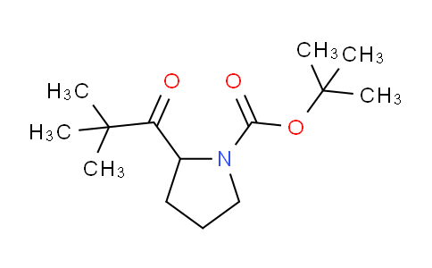 CAS No. 187658-91-9, tert-Butyl 2-pivaloylpyrrolidine-1-carboxylate