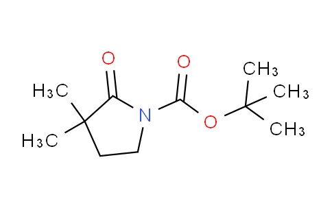 CAS No. 153039-16-8, tert-Butyl 3,3-dimethyl-2-oxopyrrolidine-1-carboxylate
