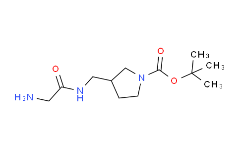 CAS No. 1353946-12-9, tert-Butyl 3-((2-aminoacetamido)methyl)pyrrolidine-1-carboxylate