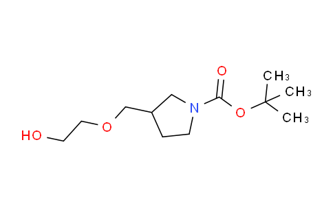 CAS No. 1353980-61-6, tert-Butyl 3-((2-hydroxyethoxy)methyl)pyrrolidine-1-carboxylate
