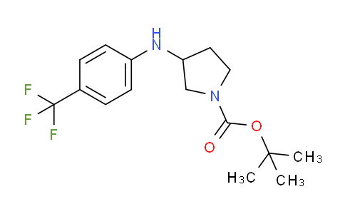 CAS No. 816468-48-1, tert-Butyl 3-((4-(trifluoromethyl)phenyl)amino)pyrrolidine-1-carboxylate
