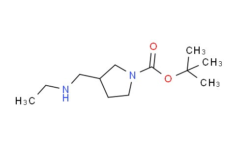 CAS No. 887591-54-0, tert-Butyl 3-((ethylamino)methyl)pyrrolidine-1-carboxylate
