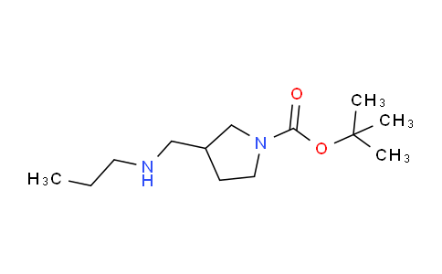 CAS No. 1174668-77-9, tert-Butyl 3-((propylamino)methyl)pyrrolidine-1-carboxylate