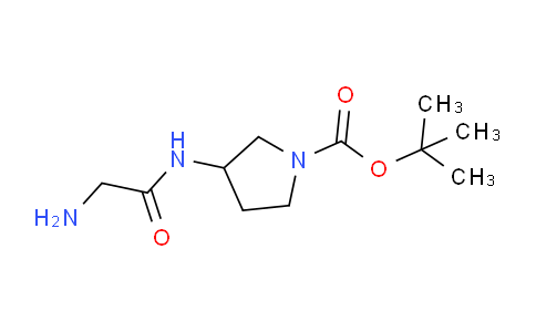 CAS No. 1353960-31-2, tert-Butyl 3-(2-aminoacetamido)pyrrolidine-1-carboxylate