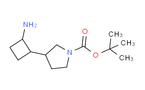 CAS No. 1823264-88-5, tert-Butyl 3-(2-aminocyclobutyl)pyrrolidine-1-carboxylate
