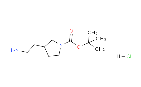 CAS No. 1208076-39-4, tert-Butyl 3-(2-aminoethyl)pyrrolidine-1-carboxylate hydrochloride