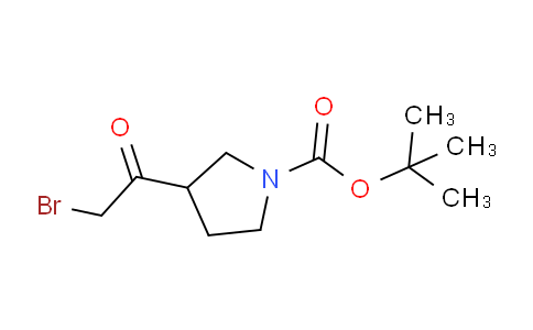 CAS No. 1225218-94-9, tert-Butyl 3-(2-bromoacetyl)pyrrolidine-1-carboxylate