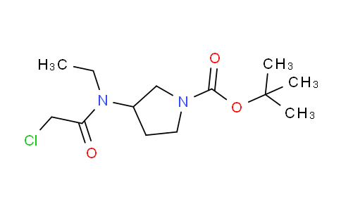 CAS No. 1353960-33-4, tert-Butyl 3-(2-chloro-N-ethylacetamido)pyrrolidine-1-carboxylate