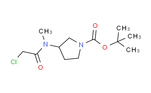CAS No. 1353987-11-7, tert-Butyl 3-(2-chloro-N-methylacetamido)pyrrolidine-1-carboxylate