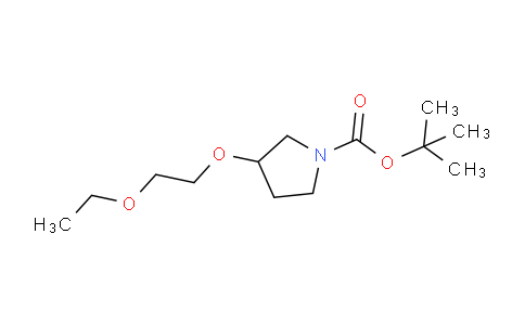 916792-31-9 | tert-Butyl 3-(2-ethoxyethoxy)pyrrolidine-1-carboxylate