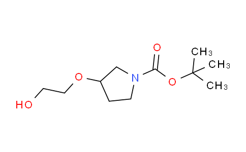 CAS No. 1353982-63-4, tert-Butyl 3-(2-hydroxyethoxy)pyrrolidine-1-carboxylate