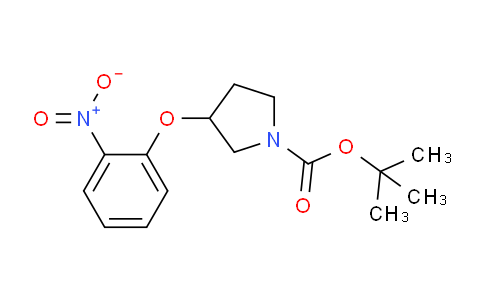 CAS No. 917909-59-2, tert-Butyl 3-(2-nitrophenoxy)pyrrolidine-1-carboxylate
