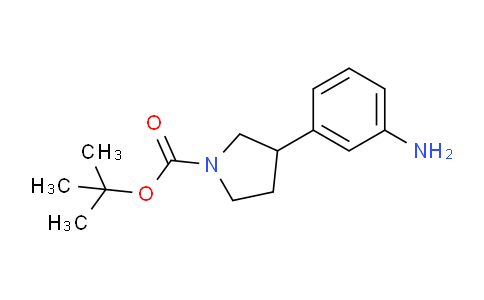 CAS No. 885270-24-6, tert-Butyl 3-(3-aminophenyl)pyrrolidine-1-carboxylate