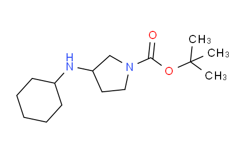 CAS No. 1464091-48-2, tert-Butyl 3-(cyclohexylamino)pyrrolidine-1-carboxylate
