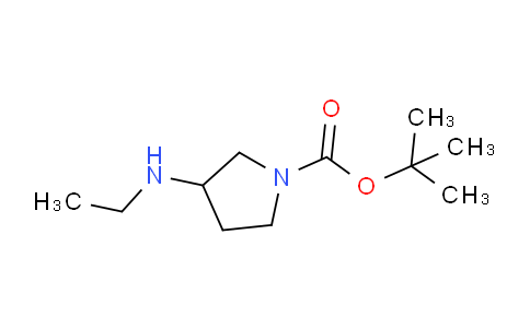 CAS No. 887587-15-7, tert-Butyl 3-(ethylamino)pyrrolidine-1-carboxylate