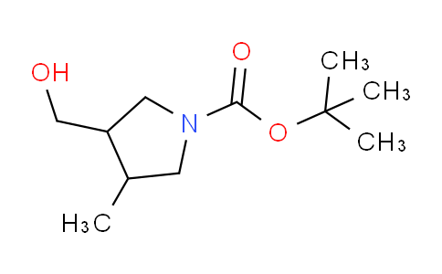 CAS No. 1184985-22-5, tert-Butyl 3-(hydroxymethyl)-4-methylpyrrolidine-1-carboxylate
