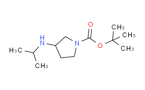 CAS No. 1289385-05-2, tert-Butyl 3-(isopropylamino)pyrrolidine-1-carboxylate