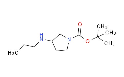 CAS No. 887587-20-4, tert-Butyl 3-(propylamino)pyrrolidine-1-carboxylate
