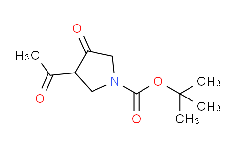 CAS No. 951127-34-7, tert-Butyl 3-acetyl-4-oxopyrrolidine-1-carboxylate