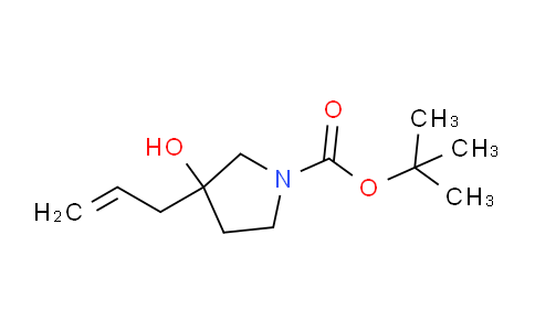 CAS No. 1260649-61-3, tert-Butyl 3-allyl-3-hydroxypyrrolidine-1-carboxylate