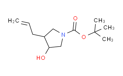 CAS No. 897043-47-9, tert-Butyl 3-allyl-4-hydroxypyrrolidine-1-carboxylate