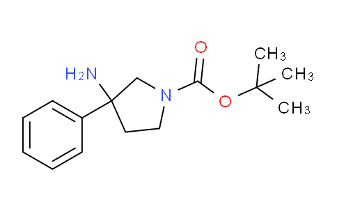 CAS No. 1782720-91-5, tert-Butyl 3-amino-3-phenylpyrrolidine-1-carboxylate