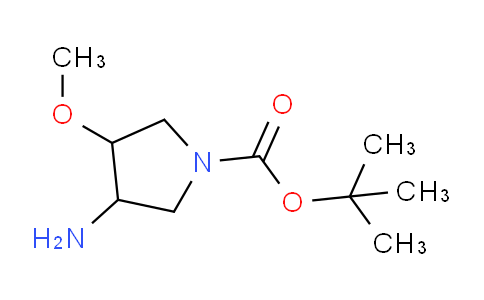 CAS No. 114214-52-7, tert-Butyl 3-amino-4-methoxypyrrolidine-1-carboxylate