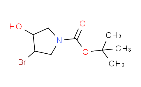 CAS No. 1017782-17-0, tert-Butyl 3-bromo-4-hydroxypyrrolidine-1-carboxylate