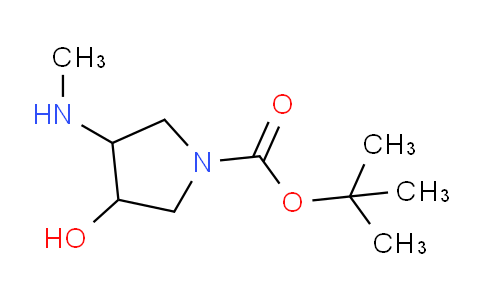 CAS No. 143588-01-6, tert-Butyl 3-hydroxy-4-(methylamino)pyrrolidine-1-carboxylate