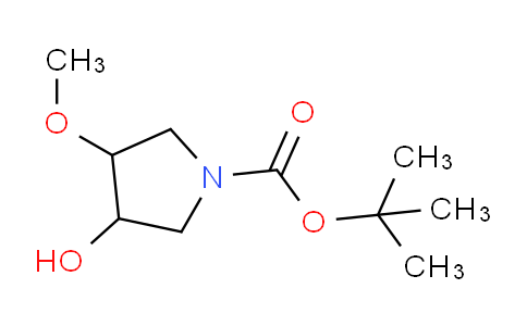 CAS No. 114214-50-5, tert-Butyl 3-hydroxy-4-methoxypyrrolidine-1-carboxylate