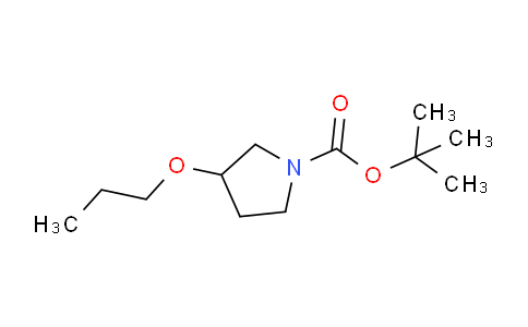 CAS No. 1175835-99-0, tert-Butyl 3-propoxypyrrolidine-1-carboxylate