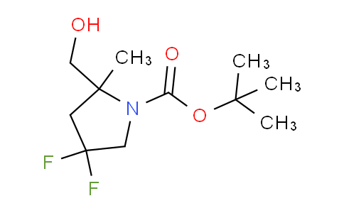 CAS No. 1823389-65-6, tert-Butyl 4,4-difluoro-2-(hydroxymethyl)-2-methylpyrrolidine-1-carboxylate