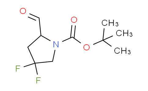 CAS No. 317357-15-6, tert-Butyl 4,4-difluoro-2-formylpyrrolidine-1-carboxylate