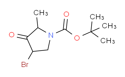 CAS No. 1956379-13-7, tert-Butyl 4-bromo-2-methyl-3-oxopyrrolidine-1-carboxylate