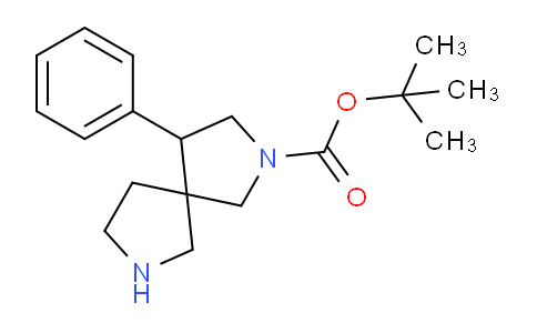 CAS No. 1330766-05-6, tert-Butyl 4-phenyl-2,7-diazaspiro[4.4]nonane-2-carboxylate