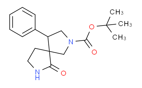 CAS No. 1341034-79-4, tert-Butyl 6-oxo-4-phenyl-2,7-diazaspiro[4.4]nonane-2-carboxylate