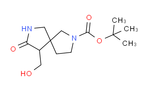 CAS No. 1445950-79-7, tert-Butyl 9-(hydroxymethyl)-8-oxo-2,7-diazaspiro[4.4]nonane-2-carboxylate