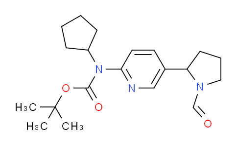 MC668792 | 1352533-57-3 | tert-Butyl cyclopentyl(5-(1-formylpyrrolidin-2-yl)pyridin-2-yl)carbamate
