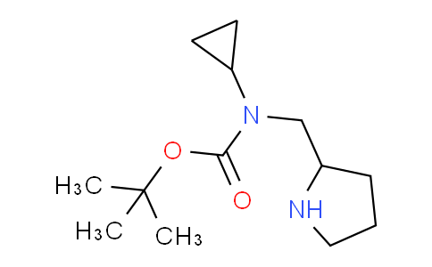 CAS No. 1353989-58-8, tert-Butyl cyclopropyl(pyrrolidin-2-ylmethyl)carbamate
