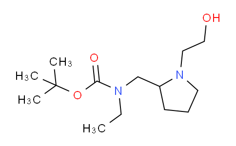 MC668799 | 1353977-43-1 | tert-Butyl ethyl((1-(2-hydroxyethyl)pyrrolidin-2-yl)methyl)carbamate