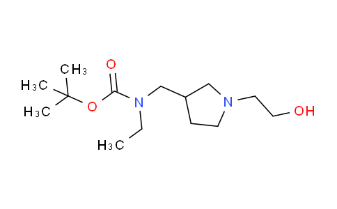 CAS No. 1353966-47-8, tert-Butyl ethyl((1-(2-hydroxyethyl)pyrrolidin-3-yl)methyl)carbamate