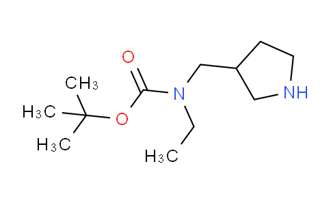 CAS No. 169750-92-9, tert-Butyl ethyl(pyrrolidin-3-ylmethyl)carbamate