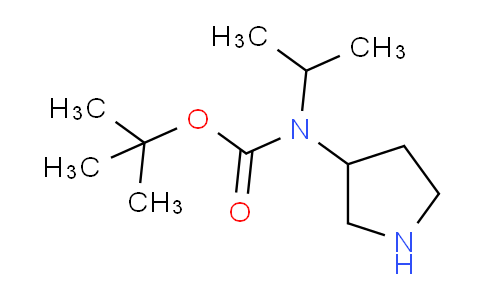 CAS No. 1353989-59-9, tert-Butyl isopropyl(pyrrolidin-3-yl)carbamate