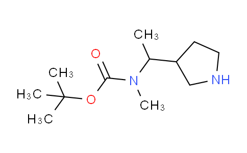 CAS No. 1363404-88-9, tert-Butyl methyl(1-(pyrrolidin-3-yl)ethyl)carbamate