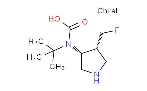218281-42-6 | tert-Butyl((3R,4R)-4-(fluoromethyl)pyrrolidin-3-yl)carbamic acid