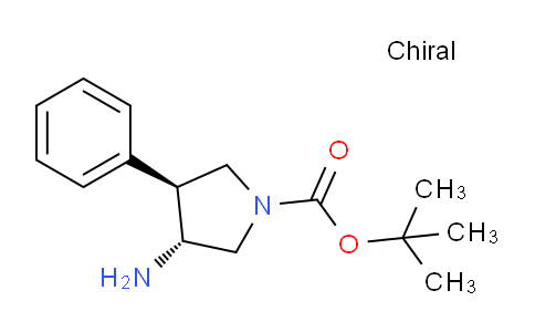 CAS No. 1015070-53-7, Trans (+/-)-3-Amino-4-phenylpyrrolidine-1-carboxylic acid tert-butyl ester