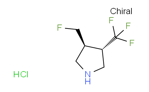 CAS No. 1951439-06-7, Trans-3-(fluoromethyl)-4-(trifluoromethyl)pyrrolidine hydrochloride