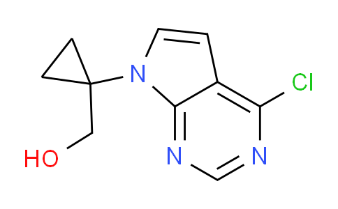 CAS No. 1822785-77-2, (1-(4-Chloro-7H-pyrrolo[2,3-d]pyrimidin-7-yl)cyclopropyl)methanol