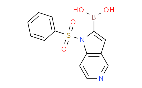 CAS No. 877060-46-3, (1-(Phenylsulfonyl)-1H-pyrrolo[3,2-c]pyridin-2-yl)boronic acid